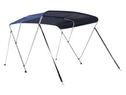 Biminitop deluxe 3 arch 183x185-198x117cm navy blue
