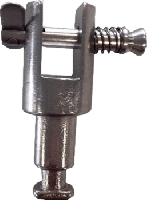 Stainless steel bimini holder for oarlocker