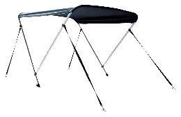 Biminitop deluxe 2 arch 152x110-130x117cm navy blue