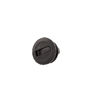 Delrindeckel Waste schwarz