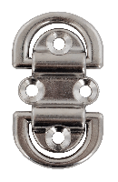 Scharnierend dekoog dubbel Ø6mm rvs316 79x45mm