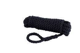Festmacher PES 3-fach geschlagen mit Augspleiß+Takling navy 10mm 8m