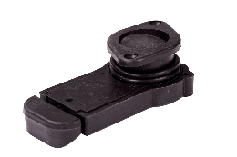 º Schieberventil Lenzverschluss schwarz 36mm 350-500