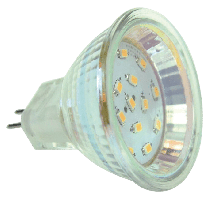 S-LED SPOT 16xSMD-GU5.3 10-30V 1,8/1W ww/rot 3000K 150lm