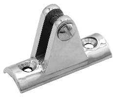 Deckmount ss concave 90° with screw