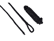 Fenderleine PES+ PP-Kern geflochten mit Augspleiß+Takling schwarz 8mm 1.5m (2ST)